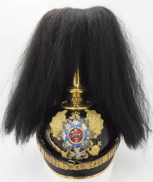 Brunswick 92nd Infantry Officer Pickelhaube "Running Horse" Visuel 1 principal